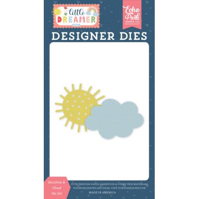 Echo Park Little Dreamer Girl Die Set - Sunshine & Cloud